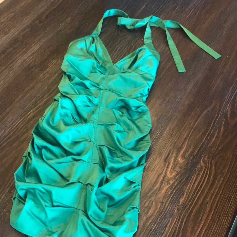 BCBG Emerald Green Cocktail Dress